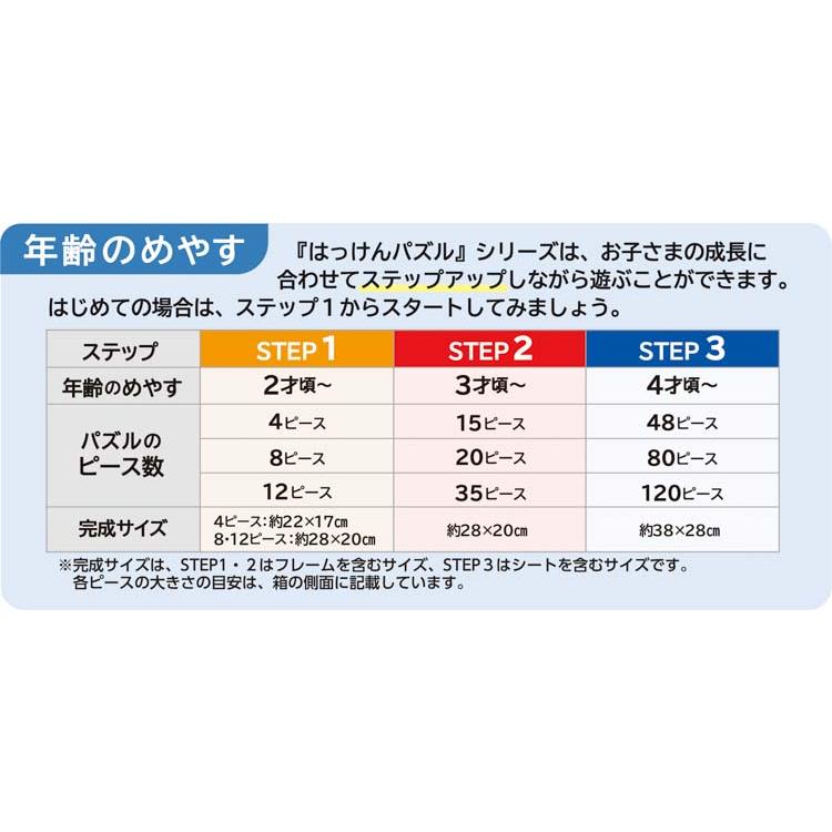 子供用パズル 4ピース はっけんパズル（はじめて）    GKN-83533｜jigsawclub｜09