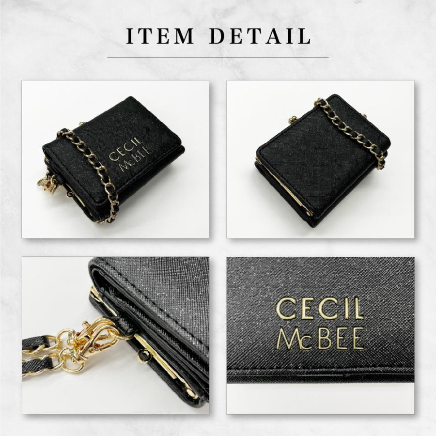 CECIL McBEE（セシルマクビー） ガマ口 三つ折り コンパクト財布 財布
