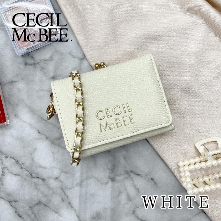 CECIL McBEE（セシルマクビー） ガマ口 三つ折り コンパクト財布 財布