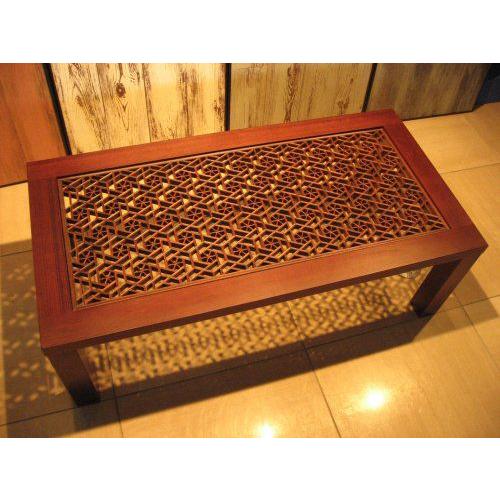 アジアン家具 楕円形木製テーブル 中国家具フォルクスワーゲン