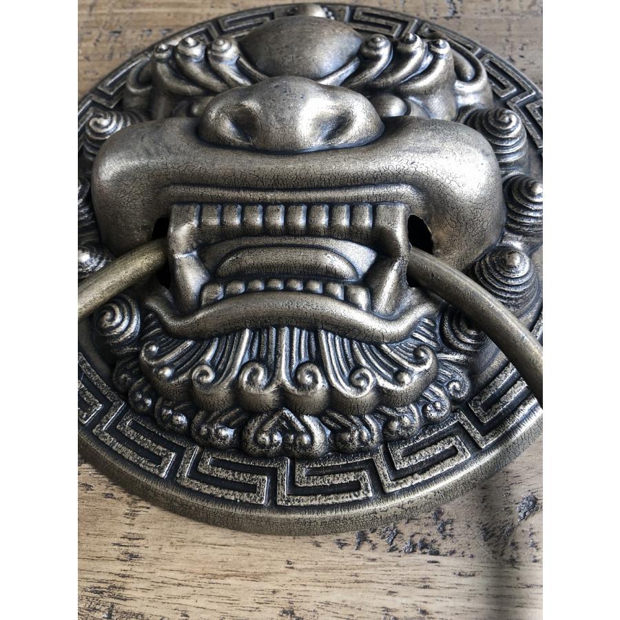 中国伝統建築金具 獅子 ドアノッカー O018 : 実験工房 - 通販 - Yahoo