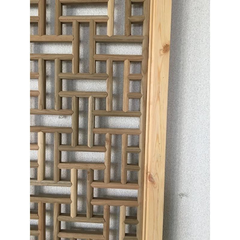 中国格子 SR1001-24 透かし建具 生地600×2400×40 : 実験工房 - 通販