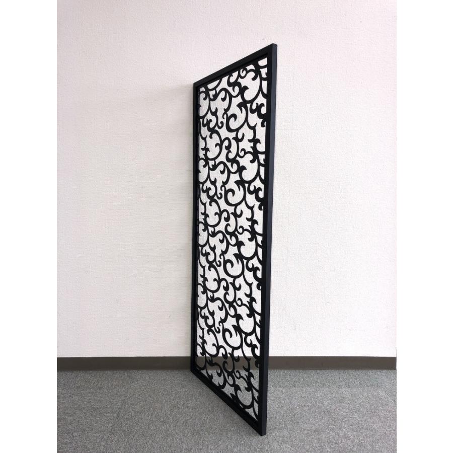 アイアン透かし彫りパネル THY04 鉄製 500×1200 : 実験工房 - 通販