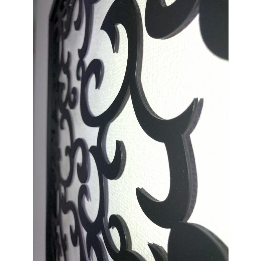 アイアン透かし彫りパネル THY04 鉄製 500×1200 : 実験工房