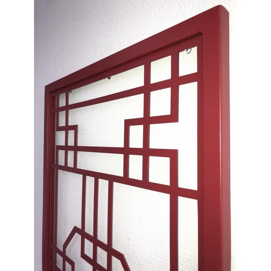 アイアン韓国風格子 Tr03 リフォーム 透かし建具 鉄製 450 1400 Tr03 実験工房