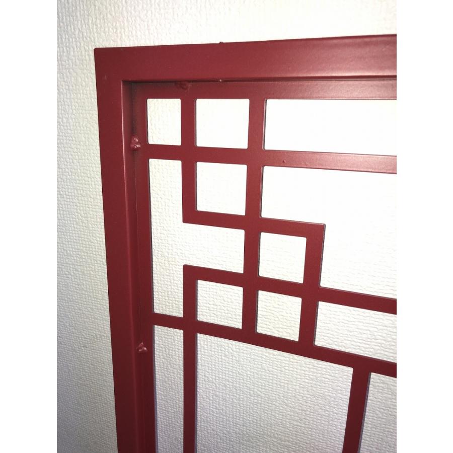 アイアン韓国風格子 TR2003 透かし建具 鉄製 450×1400の画像