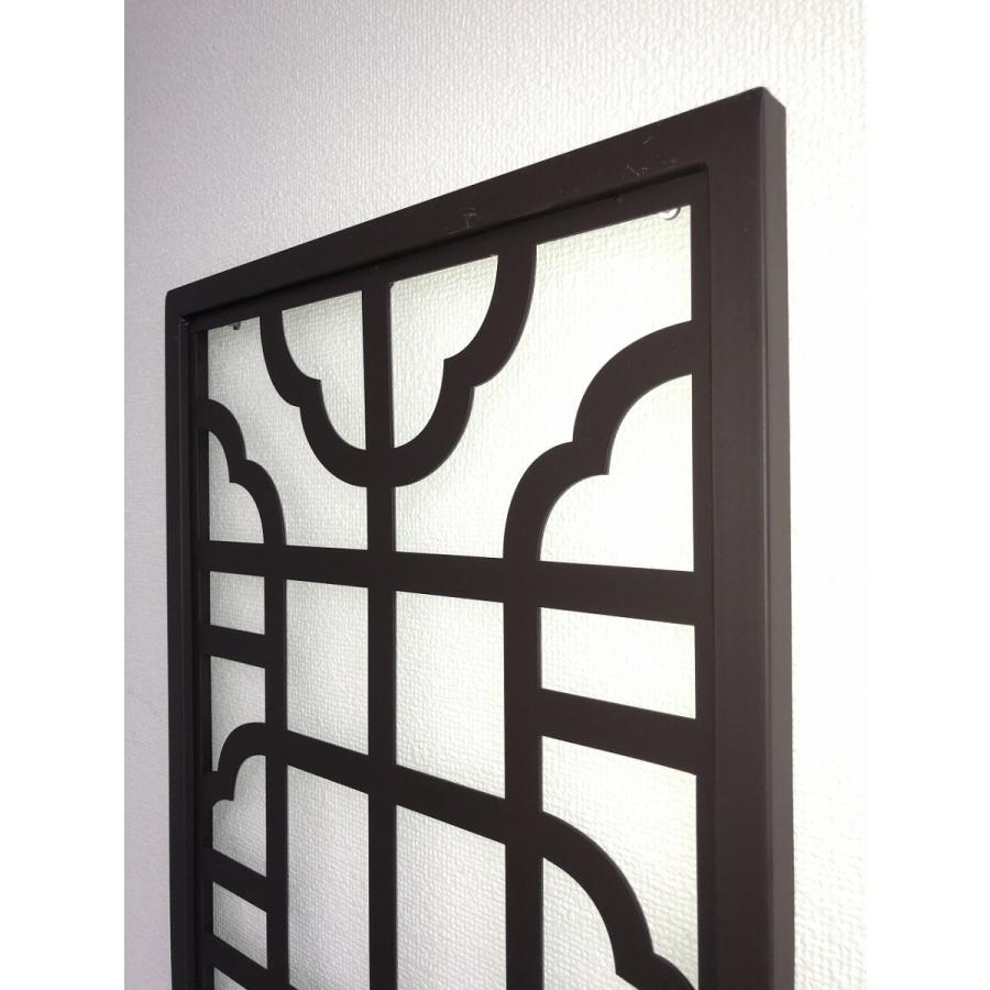 アイアン中国格子 TXC06 透かし建具 鉄製 400×1200 : 実験工房