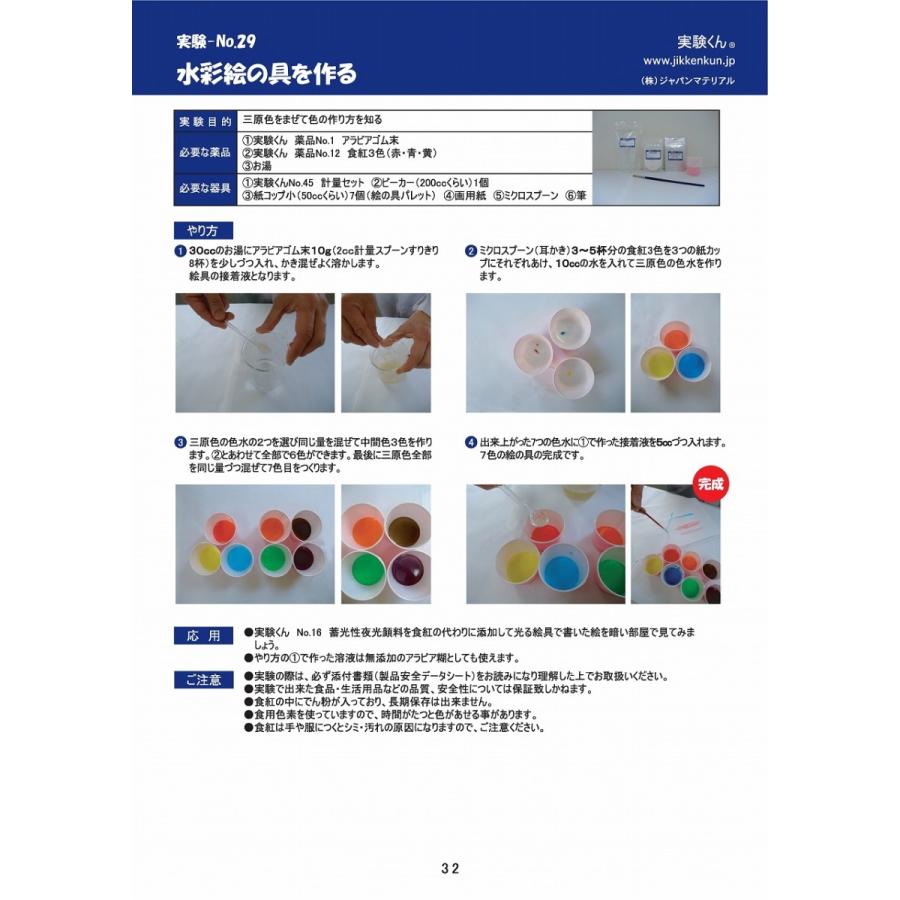 実験くん 012 食紅3色 実験レシピ公開 J012 実験くん ヤフー店 通販 Yahoo ショッピング