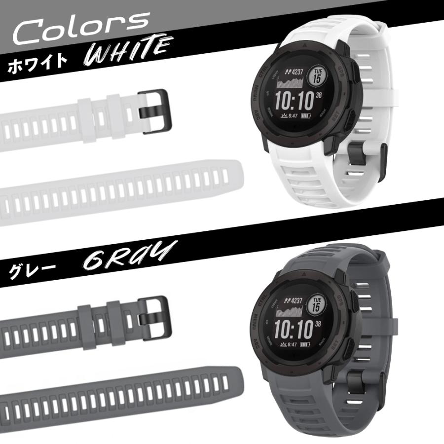 GARMIN ガーミン ベルト バンド Instinct インスティンクト 交換用バンド シリコン ランニング スポーツバンド |  | 07