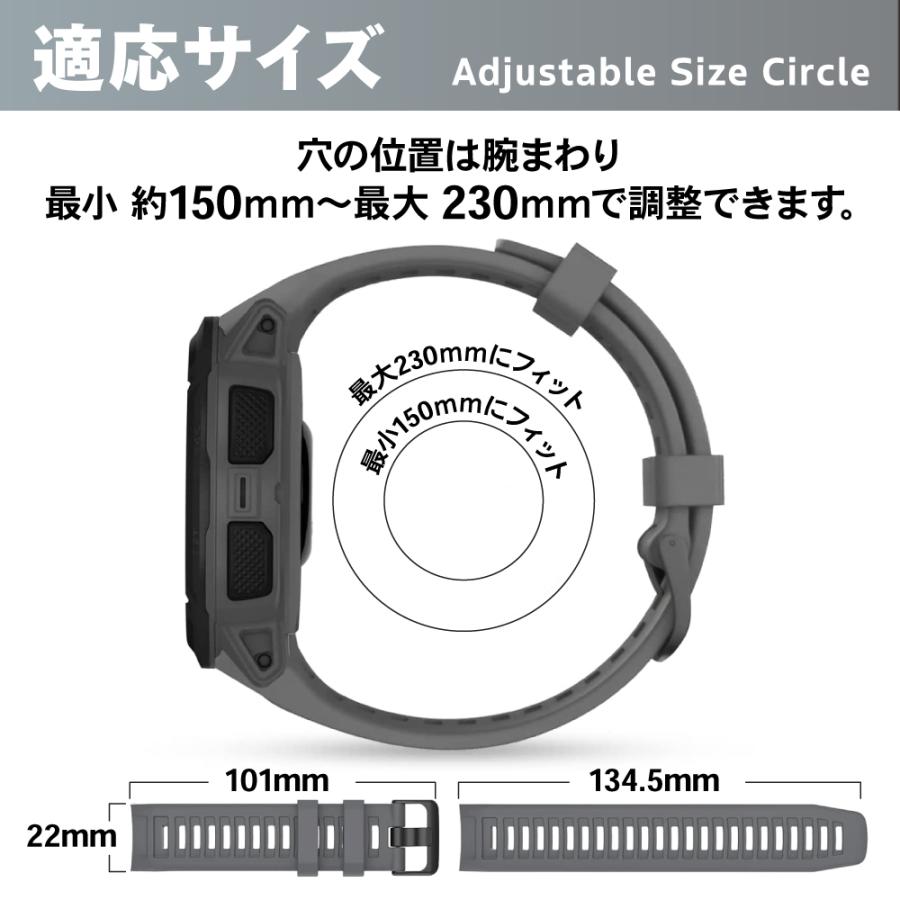 GARMIN ガーミン ベルト バンド Instinct インスティンクト 交換用バンド シリコン ランニング スポーツバンド |  | 09