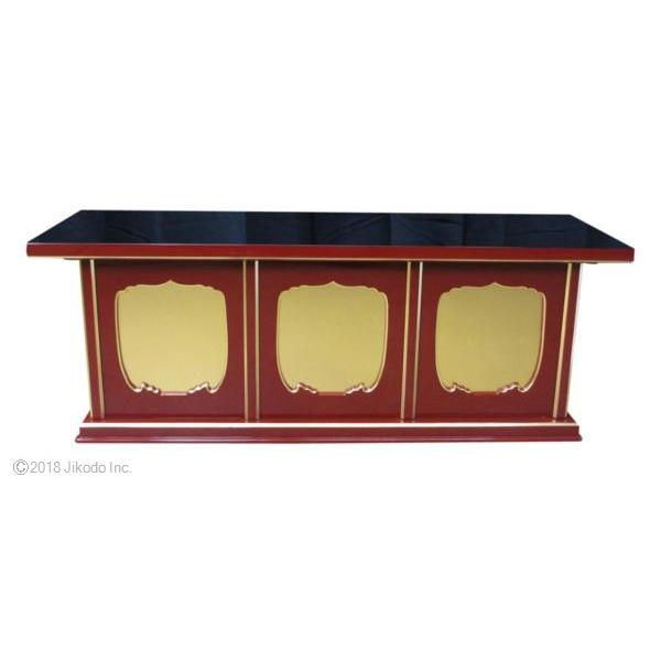 寺院仏具】黒塗り 一重向机 幅120センチ 安心の国産品 自社工場 寺院仏具】黒塗り 一重向机 幅120センチ 安心の国産品 自社工場