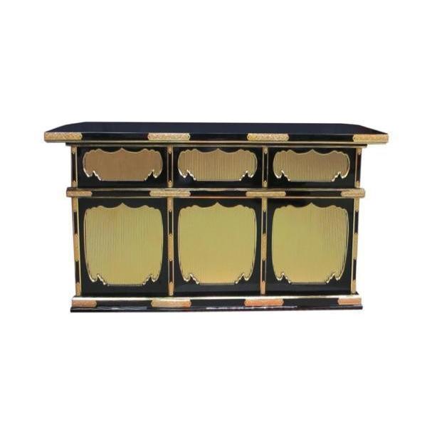 寺院仏具】黒塗り焼香机 幅約120センチ 国内自社工場製作品 寺院仏具】黒塗り焼香机 幅約120センチ 国内自社工場製作品