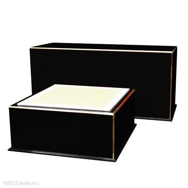 寺院仏具】幅3.5尺 朱塗りの簡易式登高座4点セット(密壇) 脇机2台