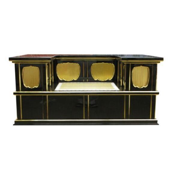 寺院仏具】 黒塗り 一体型3.5尺密壇(登高座) 国産木製高級寺院 寺院仏具】 黒塗り 一体型3.5尺密壇(登高座) 国産木製高級寺院