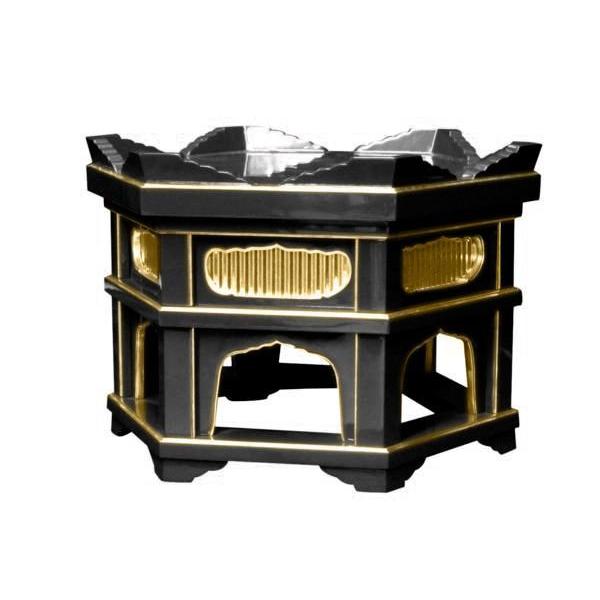 寺院仏具】潤み塗り 二段木魚台(磬子台)1.2尺 国内自社工場製 寺院仏具】潤み塗り 二段木魚台(磬子台)1.2尺 国内自社工場製