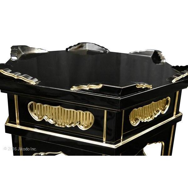 寺院仏具】潤み塗り 背高大型木魚台2.0尺 安心の国産品 国内自社