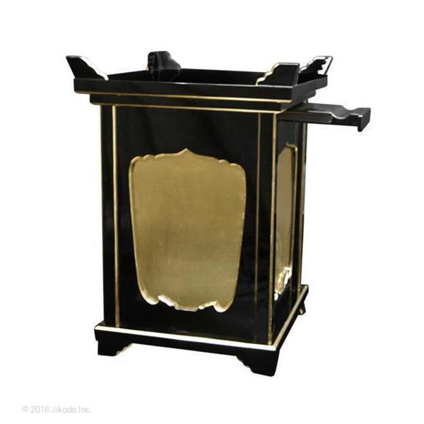 寺院仏具】朱塗り 椅子式用 大型角型木魚台1.4尺 倍置き台付 寺院仏具】朱塗り 椅子式用 大型角型木魚台1.4尺 倍置き台付