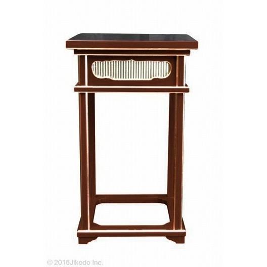 寺院仏具】黒塗り 角型中央香台 幅45センチ 安心の国産寺院仏具 寺院仏具】黒塗り 角型中央香台 幅45センチ 安心の国産寺院仏具