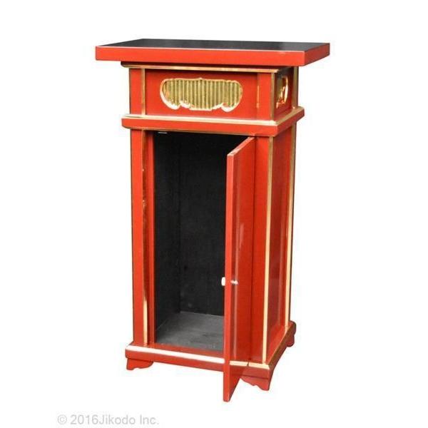 寺院仏具】黒塗り 収納付き角型中央香台 幅45センチ 安心の国内 寺院仏具】黒塗り 収納付き角型中央香台 幅45センチ 安心の国内