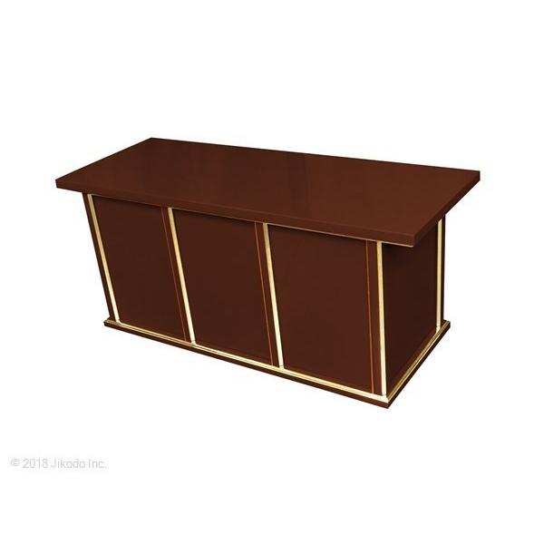 寺院仏具】潤み塗り 椅子式の折り畳み登高座3.5尺 磬台(ケイ台 寺院仏具】潤み塗り 椅子式の折り畳み登高座3.5尺 磬台(ケイ台