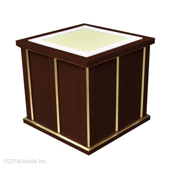 寺院仏具】潤み塗り 椅子式の折り畳み登高座3.5尺 磬台(ケイ台 寺院仏具】潤み塗り 椅子式の折り畳み登高座3.5尺 磬台(ケイ台