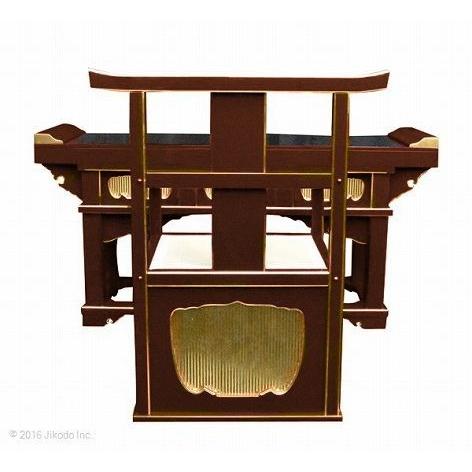 寺院仏具】潤み塗り 前机と導師様用曲録の2点セット 安心の国内 寺院仏具】潤み塗り 前机と導師様用曲録の2点セット 安心の国内