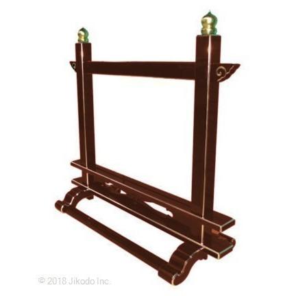 寺院仏具】黒塗り 擬宝珠付塔婆立て 垂直、斜め置きも 安心の 寺院仏具】黒塗り 擬宝珠付塔婆立て 垂直、斜め置きも 安心の
