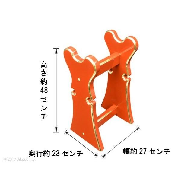 寺院仏具】黒塗り 椅子式用の背高倍置き 幅約27センチ 安定感の 寺院仏具】黒塗り 椅子式用の背高倍置き 幅約27センチ 安定感の