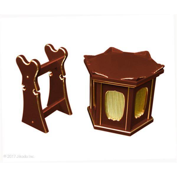 寺院仏具】黒塗り 椅子式用1.5尺の背高木魚台(ケイス台)と背 寺院仏具】黒塗り 椅子式用1.5尺の背高木魚台(ケイス台)と背