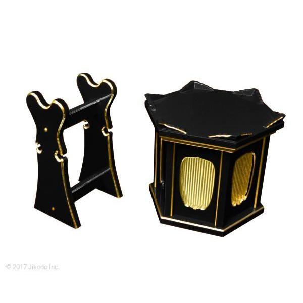 寺院仏具】朱塗り 椅子式用1.5尺の背高木魚台(ケイス台)と背 寺院仏具】朱塗り 椅子式用1.5尺の背高木魚台(ケイス台)と背