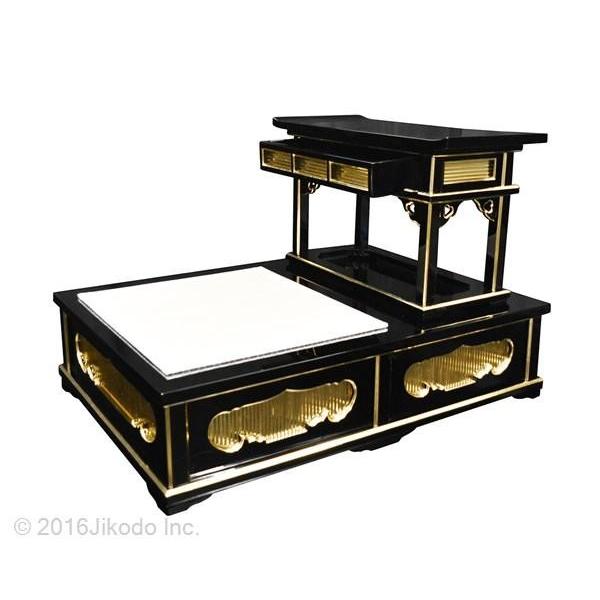 寺院仏具】潤み塗り 導師机と礼盤セット 安心の国内自社工場製 寺院仏具】潤み塗り 導師机と礼盤セット 安心の国内自社工場製