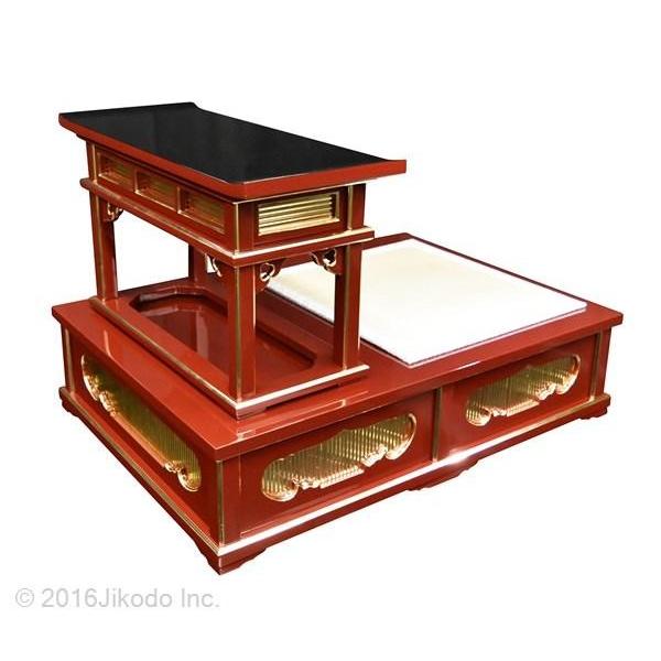 寺院仏具】潤み塗り 導師机と礼盤セット 安心の国内自社工場製 寺院仏具】潤み塗り 導師机と礼盤セット 安心の国内自社工場製