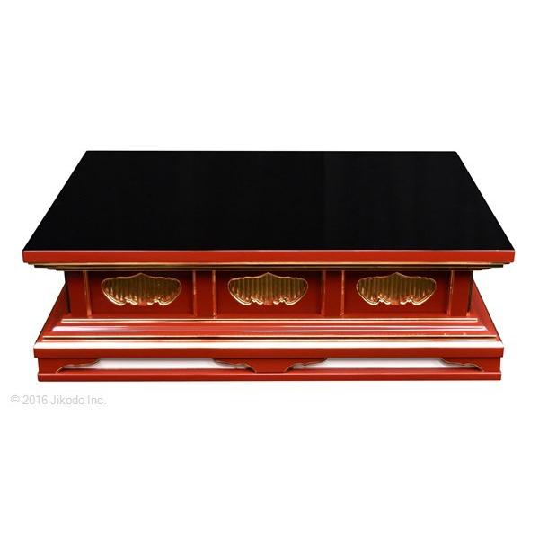 寺院仏具】黒塗り 厨子台・須弥壇 幅約90センチ 安心の自社工場 寺院仏具】黒塗り 厨子台・須弥壇 幅約90センチ 安心の自社工場