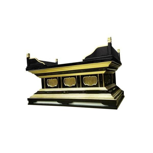 寺院仏具】黒塗り 小型須弥壇 幅約60センチ 高欄付 国内自社工場 寺院仏具】黒塗り 小型須弥壇 幅約60センチ 高欄付 国内自社工場
