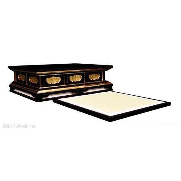 寺院仏具】黒塗り 座用登高座(密壇)4点セット 幅90センチ 安心の 寺院仏具】黒塗り 座用登高座(密壇)4点セット 幅90センチ 安心の