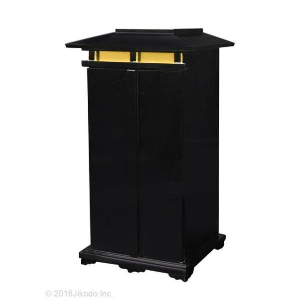 寺院仏具】当社オリジナル角型春日厨子 黒塗り 高さ75センチ 寺院仏具】当社オリジナル角型春日厨子 黒塗り 高さ75センチ