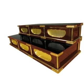 受注生産品販売】黒塗り 三間二段ひな壇 (幅120cm高36cm奥45cm 受注生産品販売】黒塗り 三間二段ひな壇 (幅120cm高36cm奥45cm