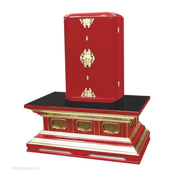 受注生産品】黒塗り 高さ60センチ 丸型厨子・厨子用須弥壇セット 受注生産品】黒塗り 高さ60センチ 丸型厨子・厨子用須弥壇セット