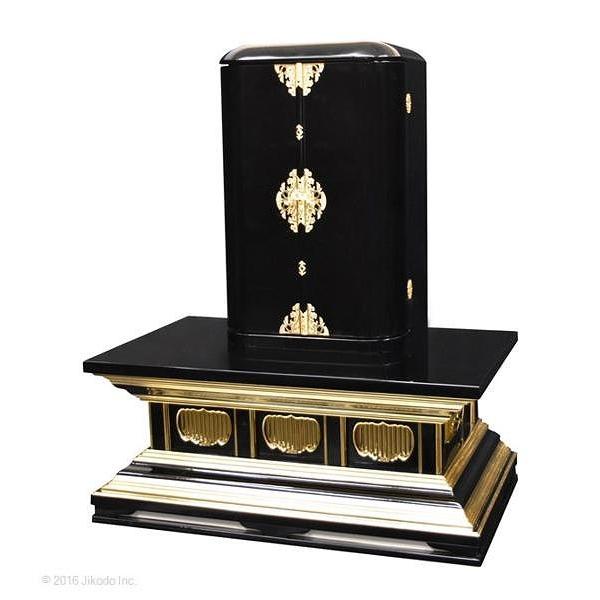 受注生産品】朱塗り 高さ60センチ 丸型厨子・厨子用須弥壇セット 受注生産品】朱塗り 高さ60センチ 丸型厨子・厨子用須弥壇セット