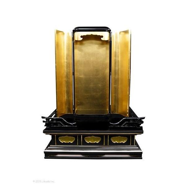 受注生産品】潤み塗り 高さ100センチ 丸型厨子・高覧付き厨子台 受注生産品】潤み塗り 高さ100センチ 丸型厨子・高覧付き厨子台