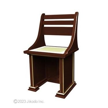受注生産品販売】潤み塗り 新型登高座用 椅子式礼盤(幅48cm高 受注生産品販売】潤み塗り 新型登高座用 椅子式礼盤(幅48cm高