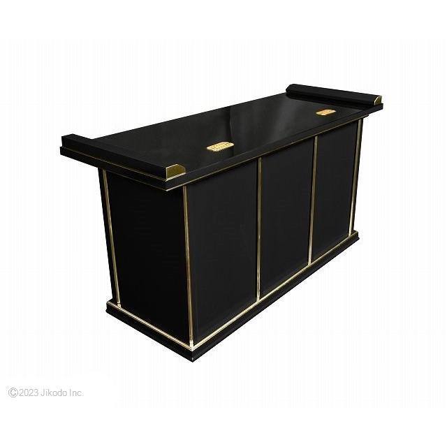 受注生産品販売】黒塗り 賽銭箱兼用焼香机 幅105センチ 安心の 受注生産品販売】黒塗り 賽銭箱兼用焼香机 幅105センチ 安心の