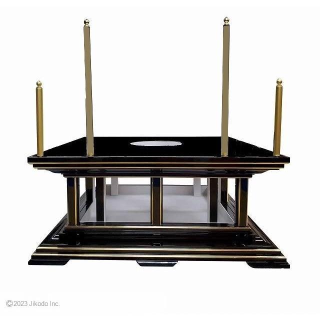寺院仏具】黒塗り 高級護摩壇 3.5尺 壇のみ(天板に60センチ角の 寺院仏具】黒塗り 高級護摩壇 3.5尺 壇のみ(天板に60センチ角の