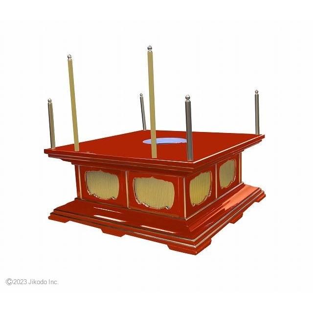 寺院仏具】黒塗り 高級護摩壇 3.5尺 壇のみ(天板に60センチ角の 寺院仏具】黒塗り 高級護摩壇 3.5尺 壇のみ(天板に60センチ角の