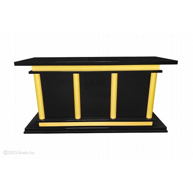 寺院仏具】黒塗り 慈光型の向机 幅105センチ 自社オリジナル仏具 寺院仏具】黒塗り 慈光型の向机 幅105センチ 自社オリジナル仏具