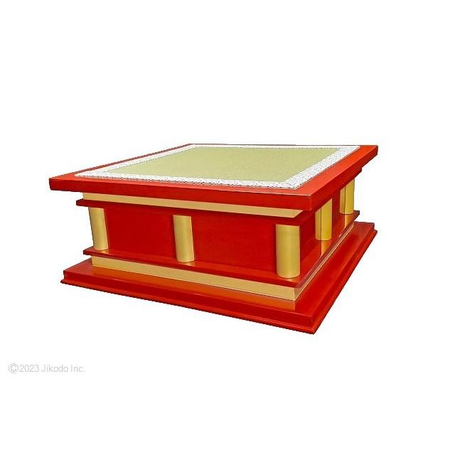 寺院仏具】潤み塗り 慈光型の礼盤 幅60センチ 自社オリジナル 寺院仏具】潤み塗り 慈光型の礼盤 幅60センチ 自社オリジナル