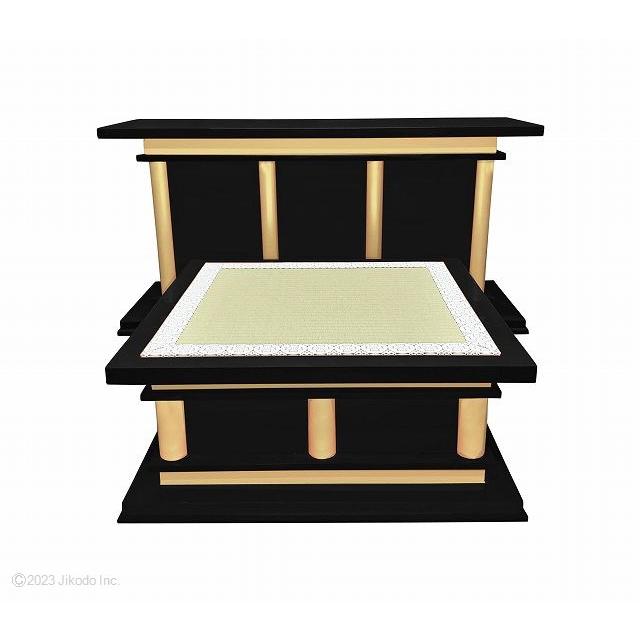 寺院仏具】潤み塗り 慈光型の向机と礼盤セット 自社オリジナル 寺院仏具】潤み塗り 慈光型の向机と礼盤セット 自社オリジナル