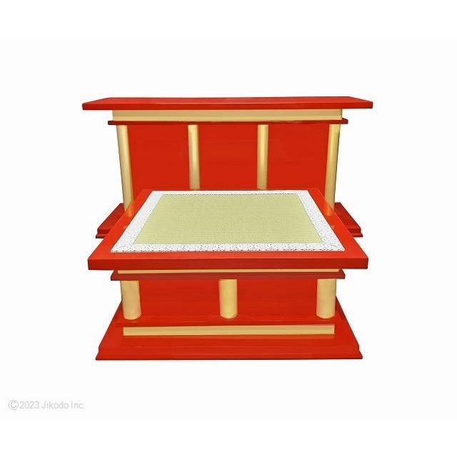寺院仏具】潤み塗り 慈光型の向机と礼盤セット 自社オリジナル 寺院仏具】潤み塗り 慈光型の向机と礼盤セット 自社オリジナル