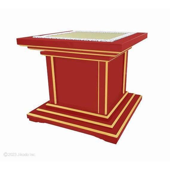 寺院仏具】黒塗り ご導師様用礼盤(椅子式) 360度回転する回転式 寺院仏具】黒塗り ご導師様用礼盤(椅子式) 360度回転する回転式