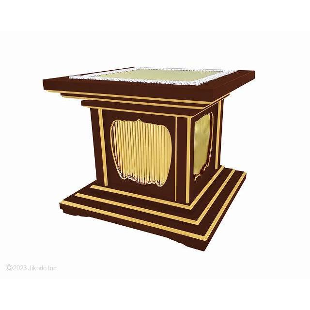 寺院仏具】潤み塗り ご導師様用高級礼盤(椅子式) 360度回転する 寺院仏具】潤み塗り ご導師様用高級礼盤(椅子式) 360度回転する